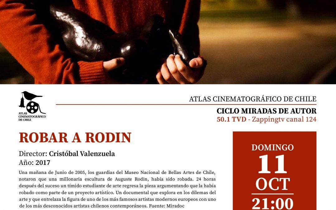 Atlas Cinematográfico de Chile «Robar a Rodín» en STGO TV.