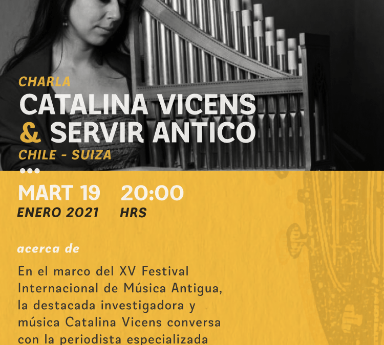 Festival Internacional de Música Antigua: Catalina Vicens (conversación)