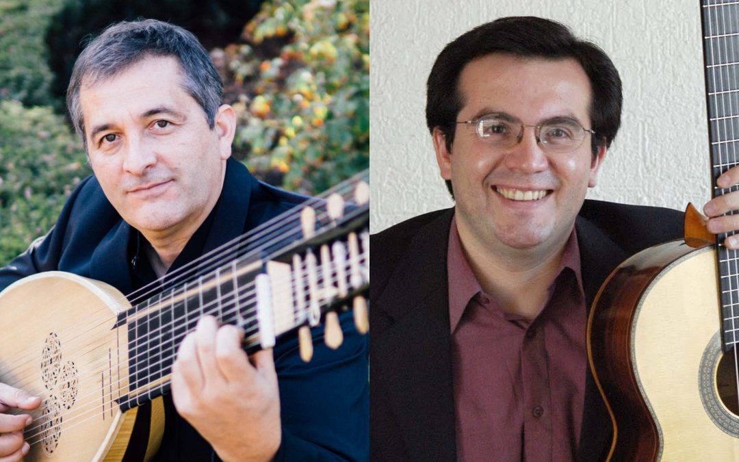 Tiorba y guitarra: Rodrigo Díaz y Carlos Pérez se encuentran en un concierto gratuito en el Teatro Aula Magna Usach