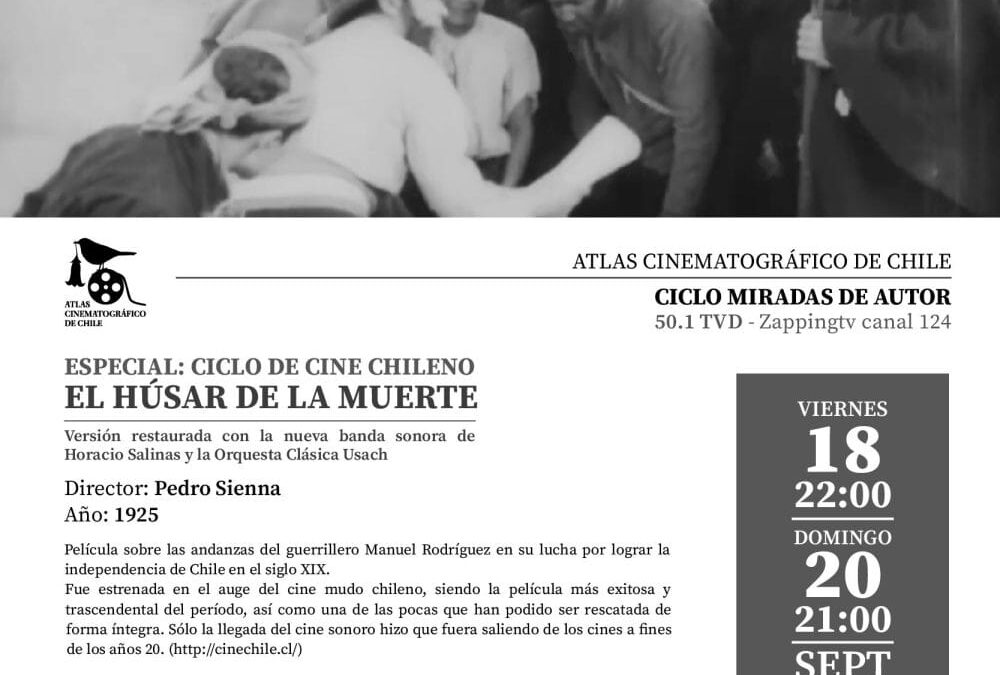 Atlas Cinematográfico de Chile “El húsar de la muerte” en STGO TV.